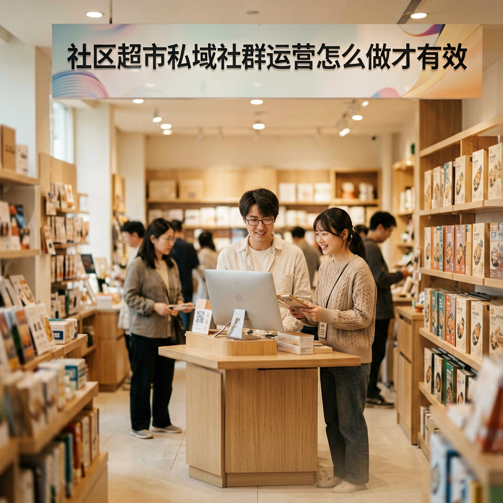 社区超市私域社群运营怎么做才有效,社区超市的微信群怎么运营才能留住人 社区超市社群